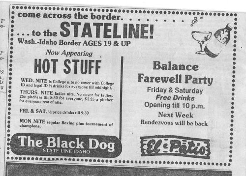 The Black Dog Stateline